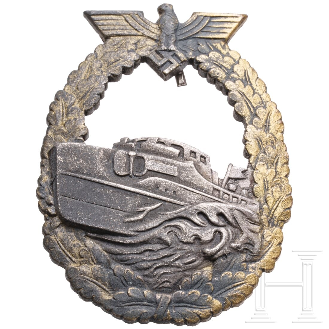 A French-made S-Boat War Badge 1st pattern (1 of 2)