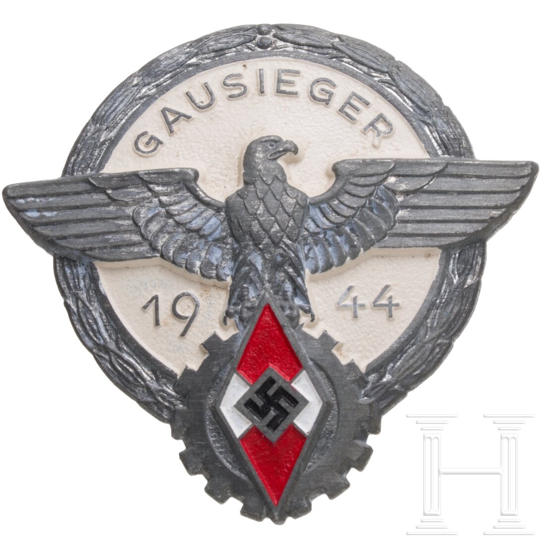 Gausieger Badge 1944, manufacturer G. Brehmer (1 of 2)