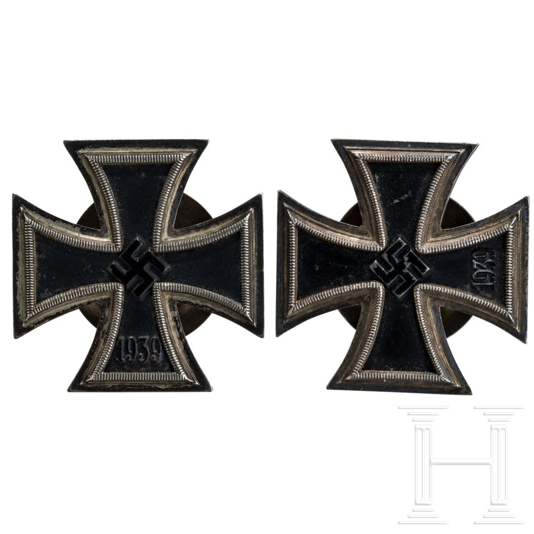 Two 1939 Iron Crosses 1st Class on screw-back (1 of 2)