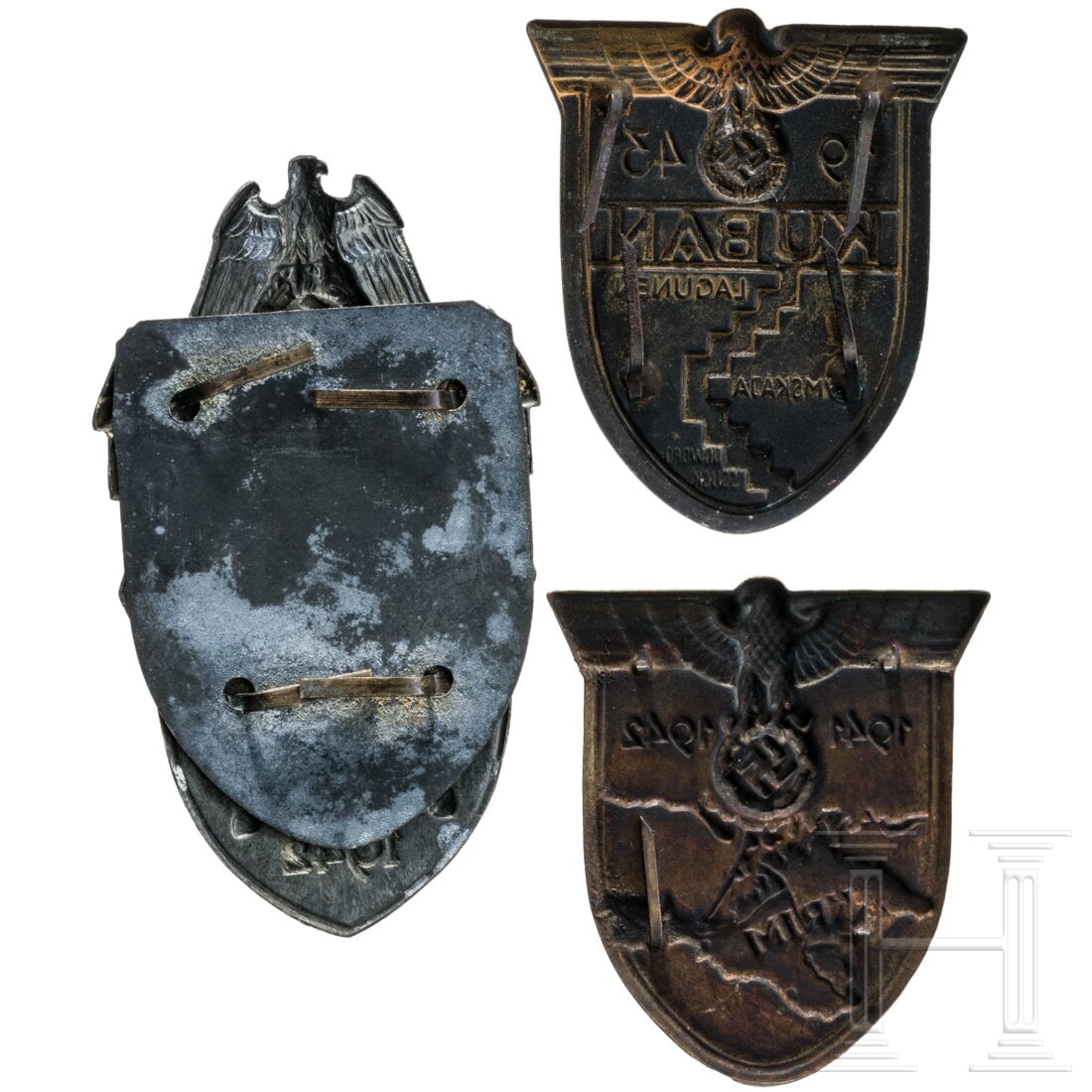 Three arm shields - 2