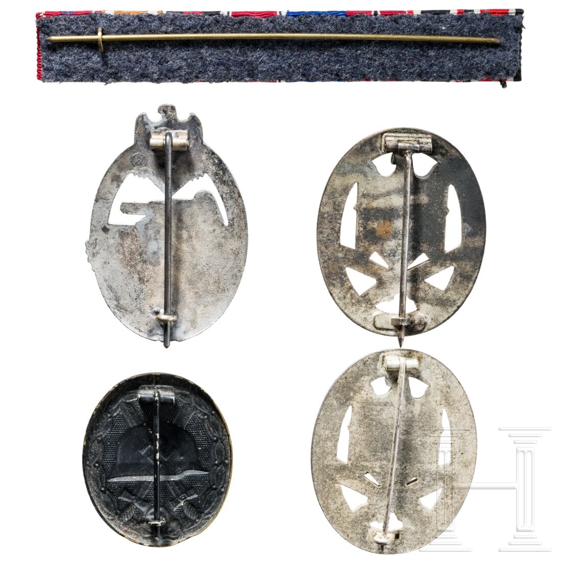 Three Assault badges - 2