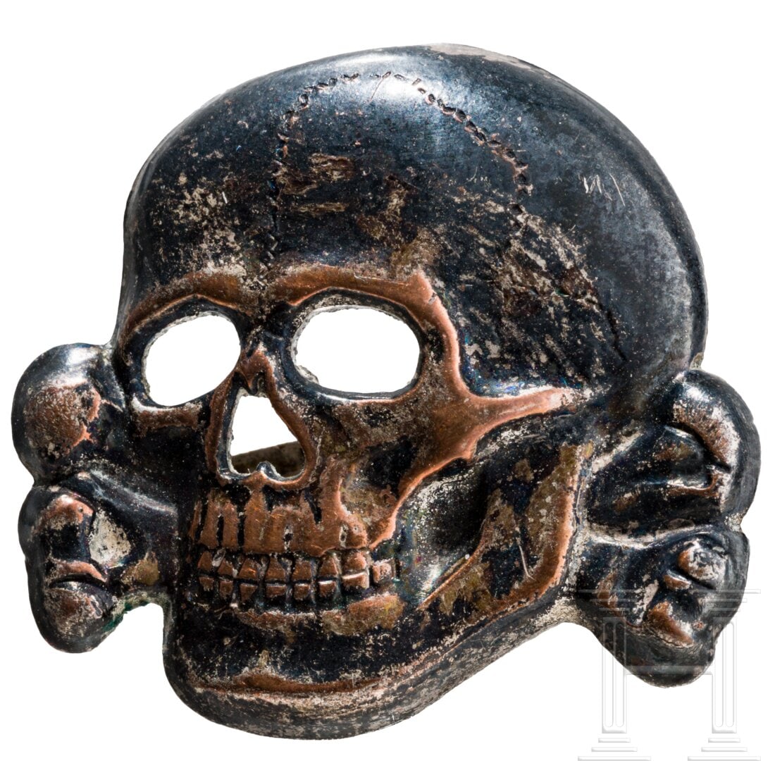 SS visor cap skull, M1/52 (1 of 2)