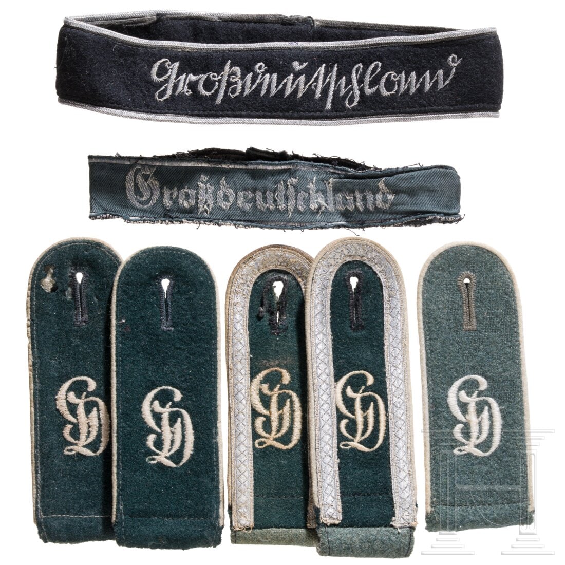 An insignia estate belonging to a member of the "Großdeutschland" division (1 of 2)
