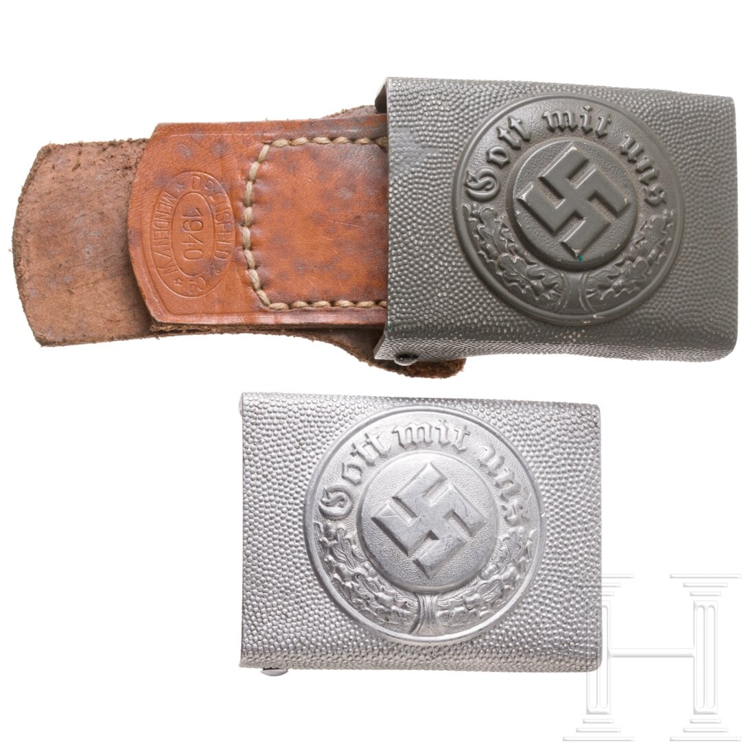 Two police belt buckles (1 of 2)