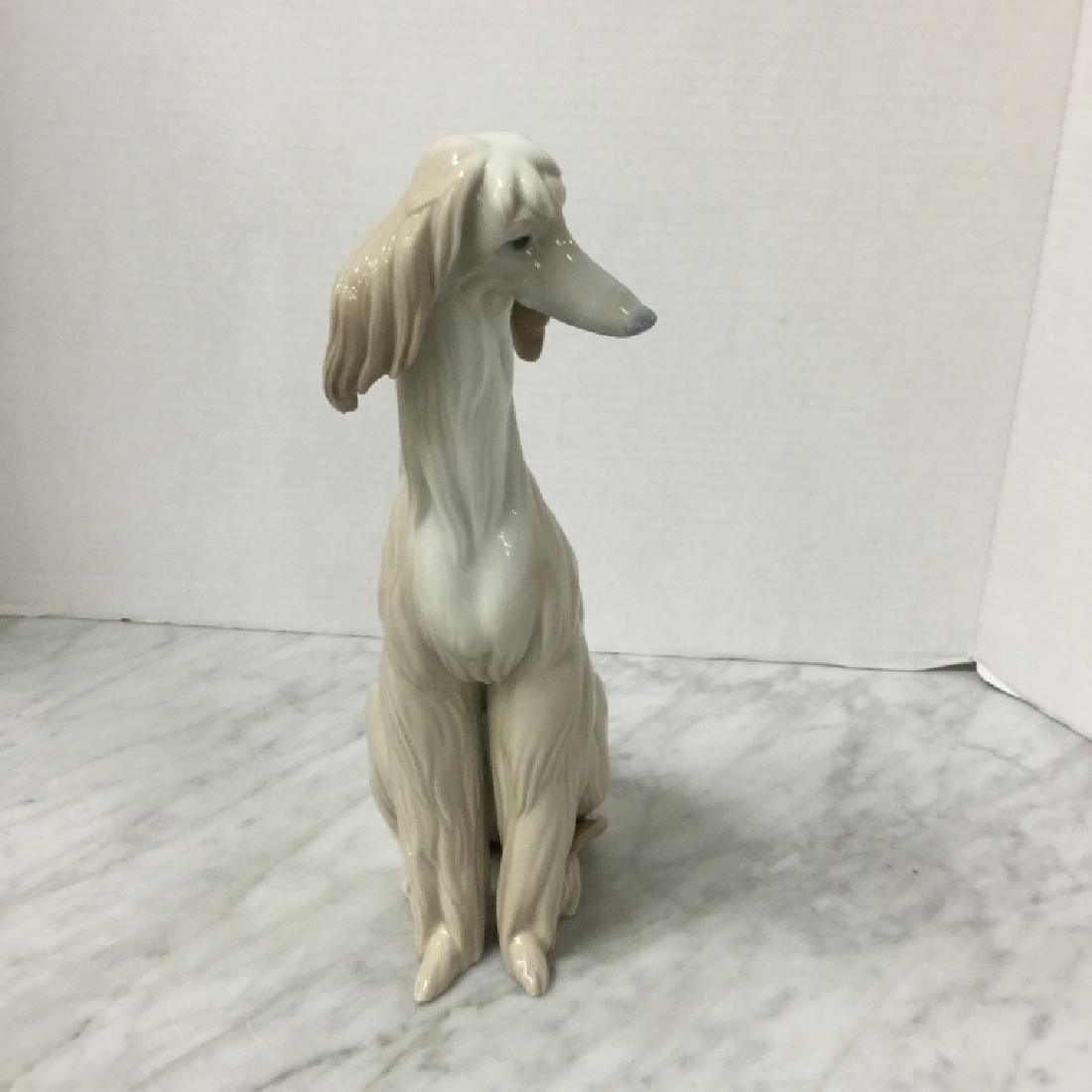 LLADRO Afghan Hound Figurine, 11 1/2" Handmade Po9 (1 of 10)