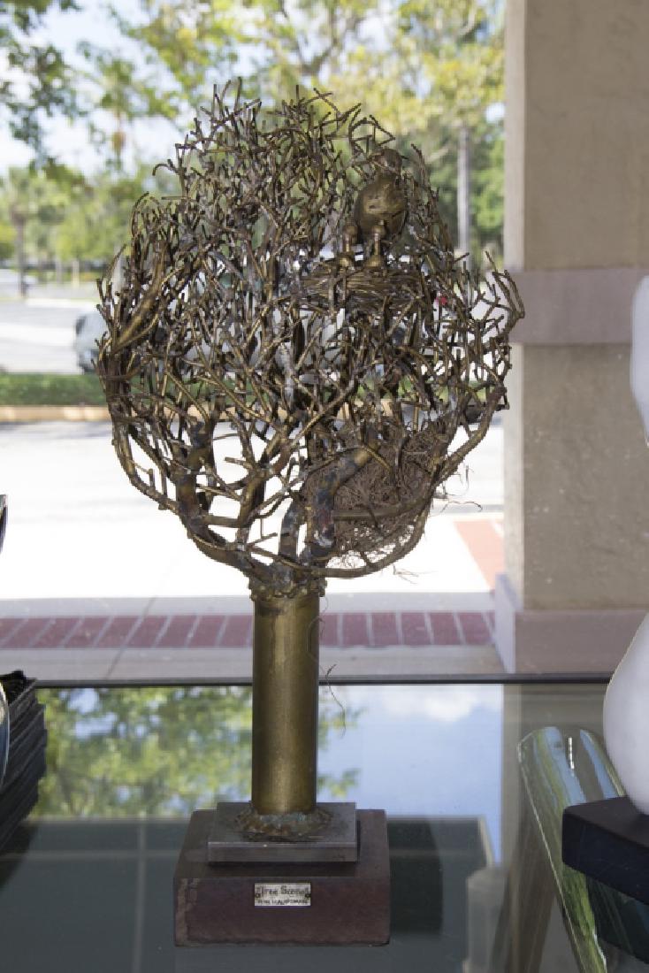 H.W. Hauptman "Tree Scene" Sculpture (1 of 1)