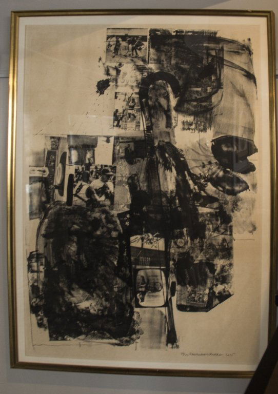 Robert Rauschenberg "Post Rally" Lithograph (1 of 1)