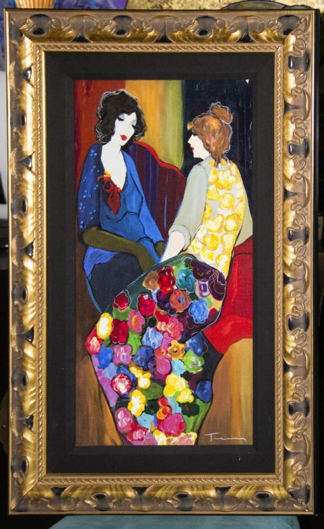 Itzchak Tarkay Original Painting (1 of 1)