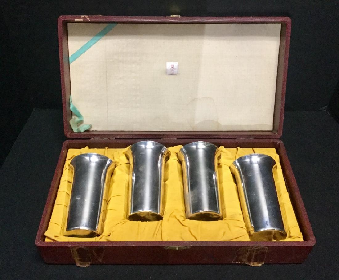 K. Mikimoto Sterling Silver Julep cup set. (1 of 2)