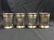 Lot of 4 Antique Silver Mint Julep Cups