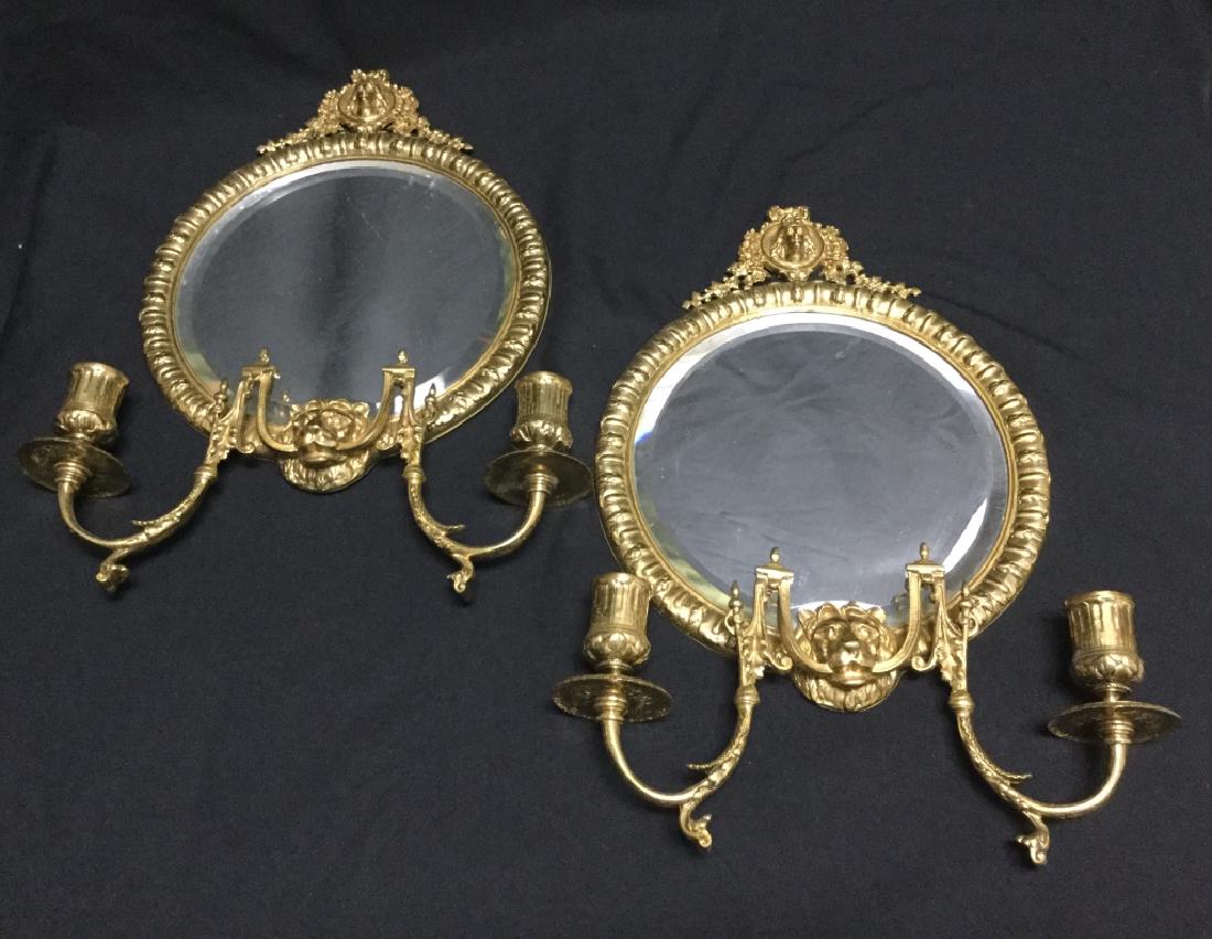 Tiffany & Co. Cast Bronze Sconces (A Pair) (1 of 11)