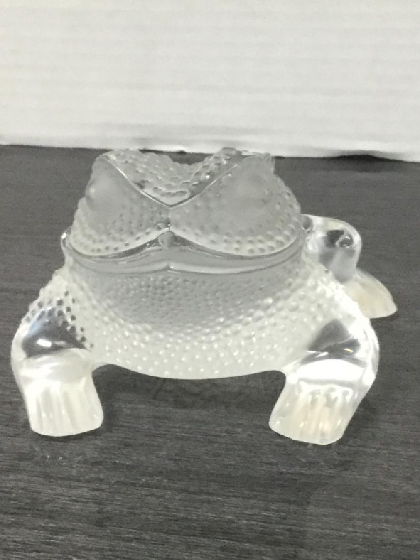 Lalique Crystal Gregoire Frog Sculpture (1 of 7)
