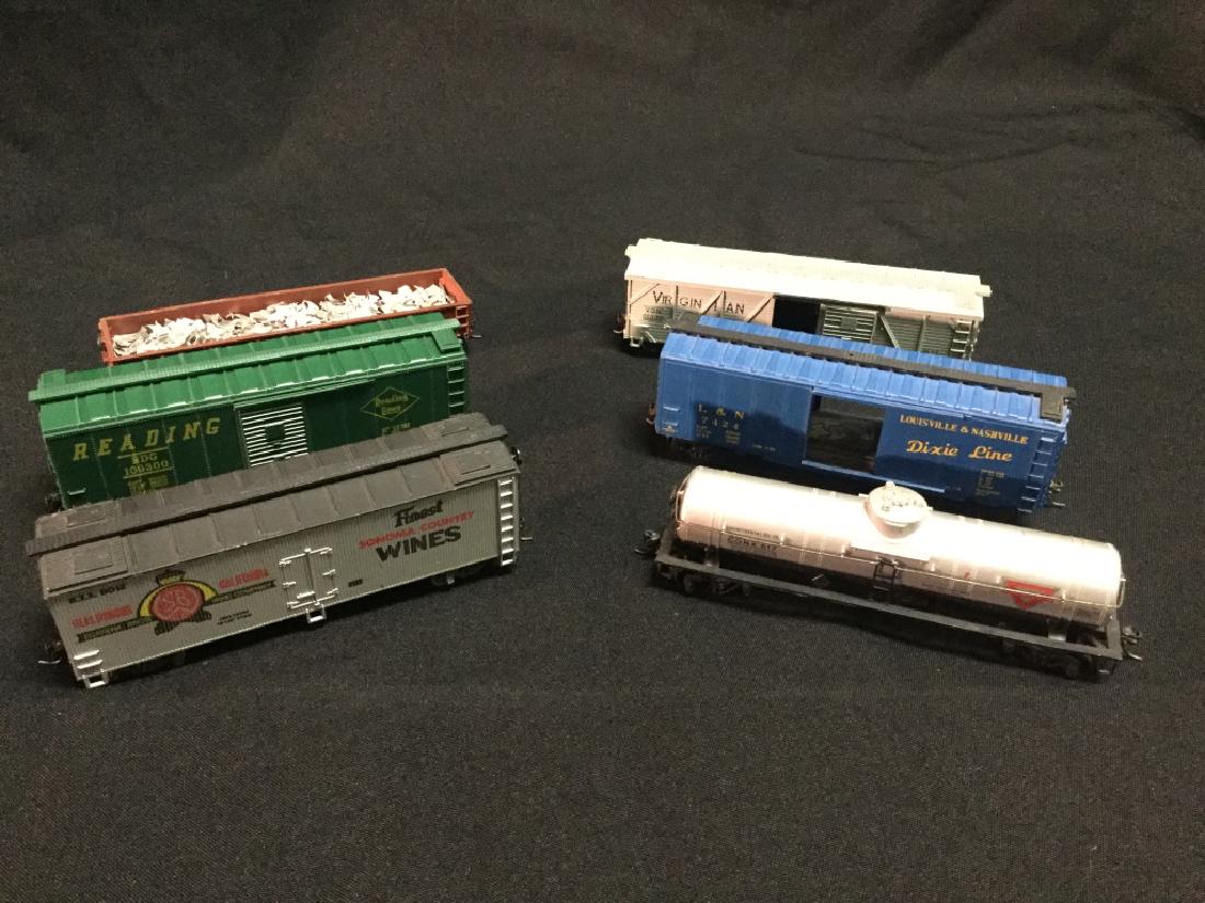 Lot of Vintage Toy Trains: Lot of Vintage Toy Trains