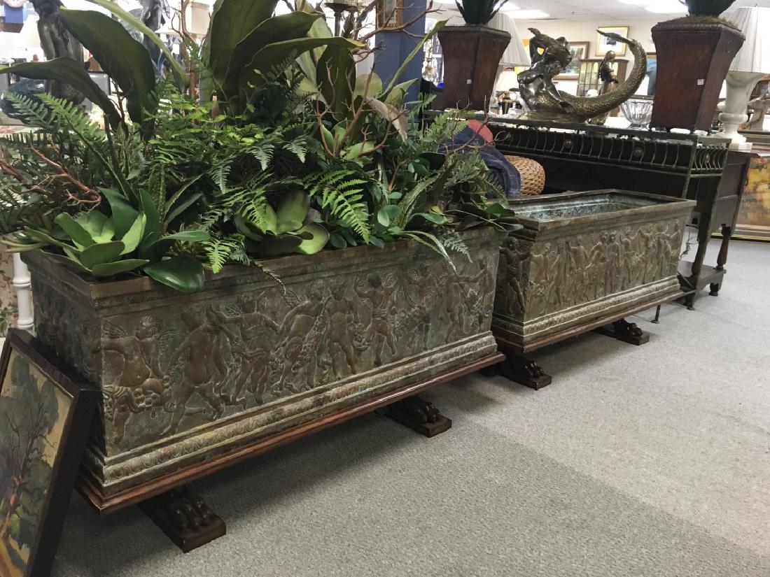 2 Maitland Smith Cherub Planters (1 of 2)