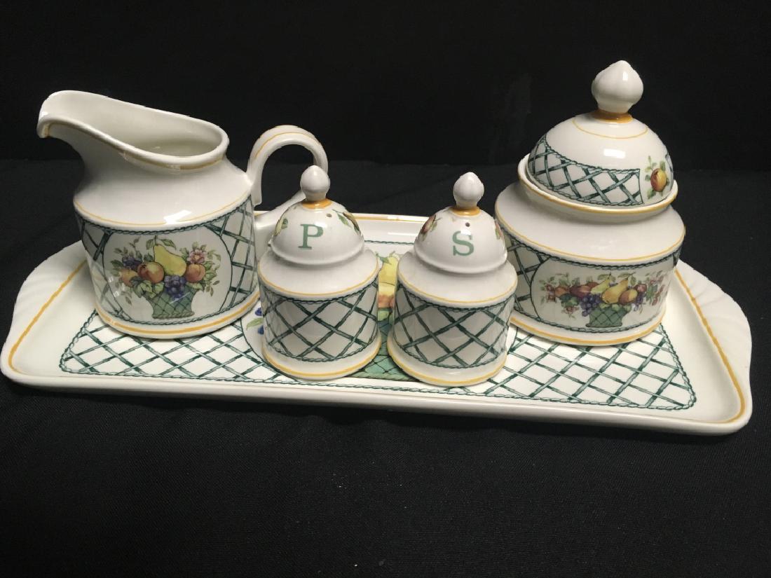 Villeroy + Boch "Basket" Condiment Set (1 of 5)
