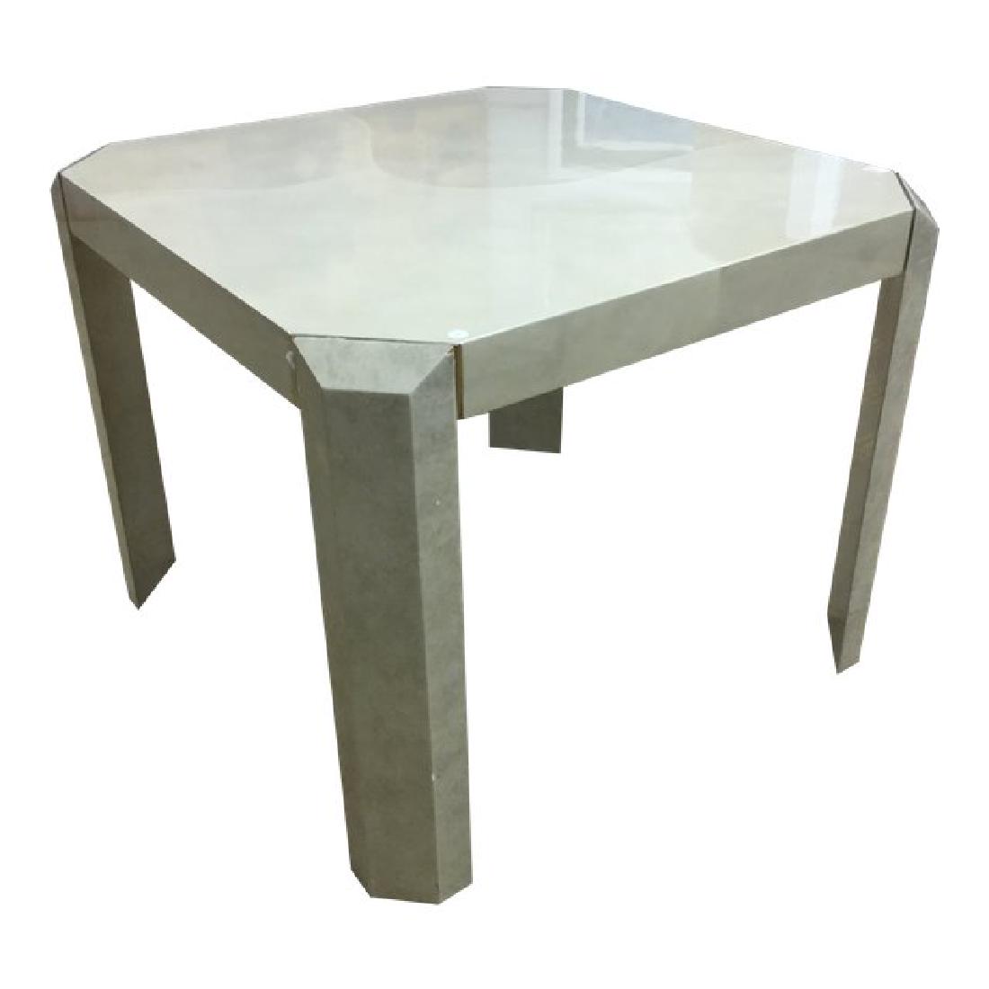 Karl Springer Lacquered Sheep-Skin Game Table (1 of 7)