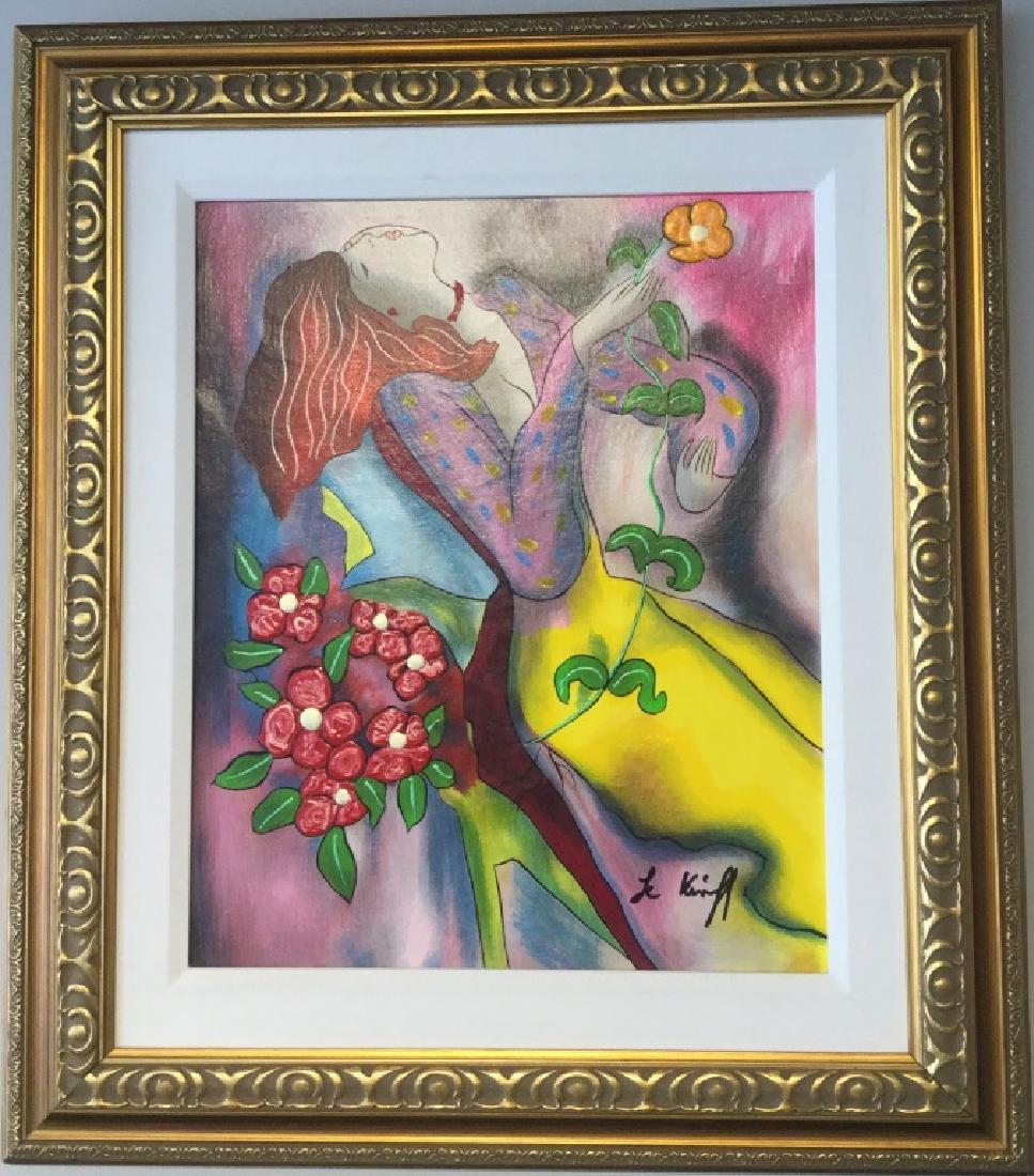 Linda Le Kinff Hand Embellished Serigraph (1 of 2)