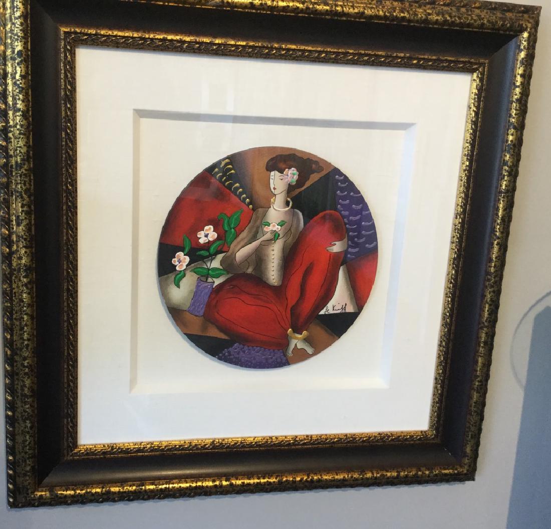 Linda Le Kinff  Hand Embellished Serigraph (1 of 3)