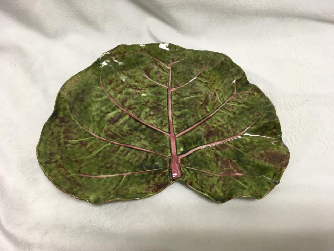 Signed Dodie Thayer Cabbage Plate Pottery (1 of 5)