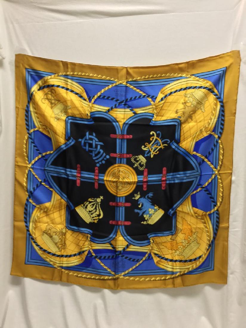 Vintage Silk Hermes Scarf GRANDE TENUE (1 of 2)