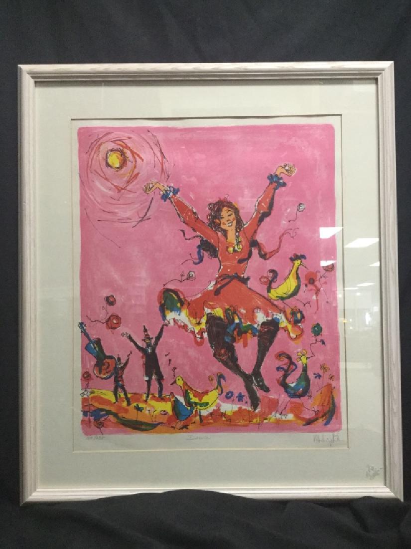 ALVIN CARL HOLLINGSWORTH LITHOGRAPH TITLED "DANCE" (1 of 5)