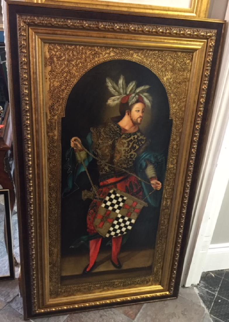 OLD MASTERS STYLE SIGNED PAINTING (1 of 2)