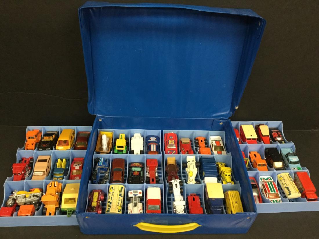 LOT OF 48 VINTAGE DIE CAST MATCH BOX CARS TRUCKS + (1 of 8)
