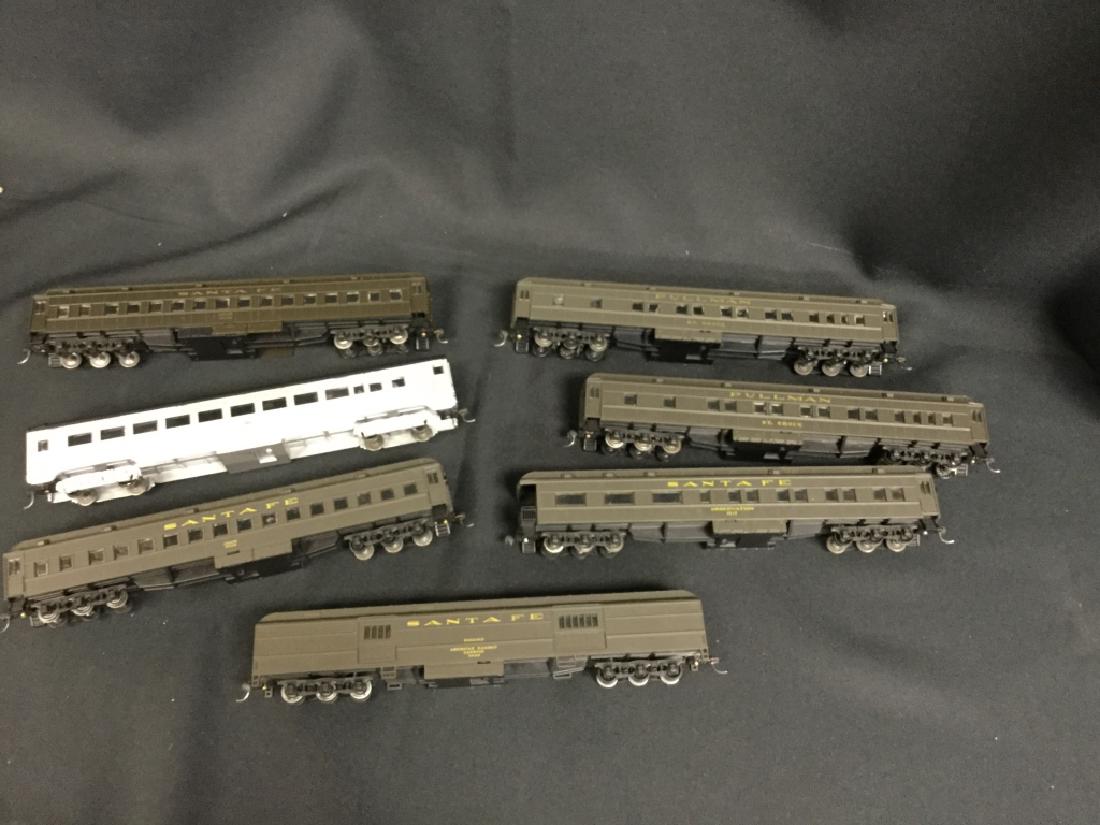 LOT OF 7 HO SCALE RAIL CAR ROLLING STOCK PULLMAN++ (1 of 4)
