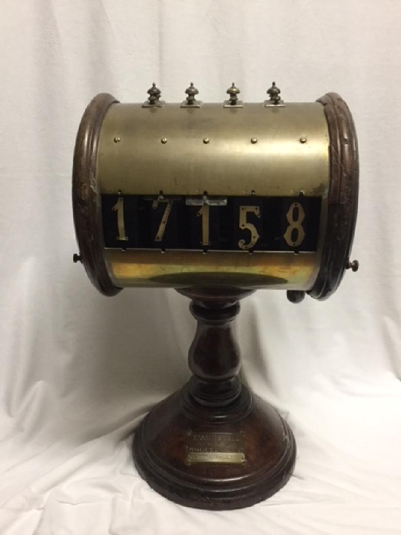 ANTIQUE FRENCH MARKED LOTTERY MACHINE L ARBITRE (1 of 4)