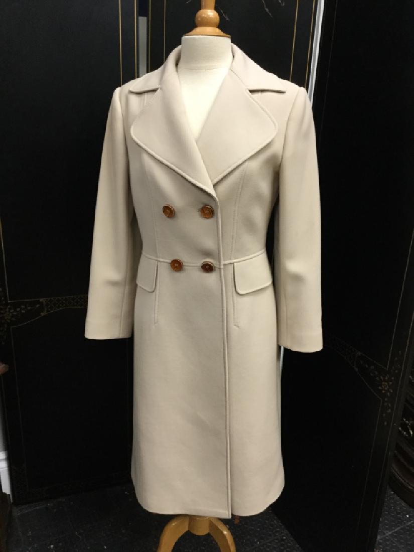 DOLCE & GABBANA CLASSIC TAN WOOL OVERCOAT COAT 44 (1 of 6)