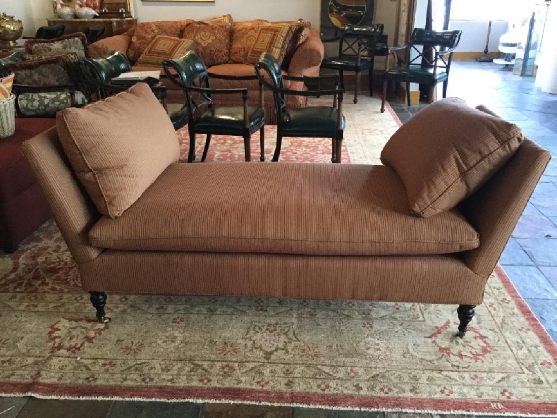 OPEN BACK SETTEE 2 SEAT VICTORIANA SWING ARM SOFA (1 of 3)