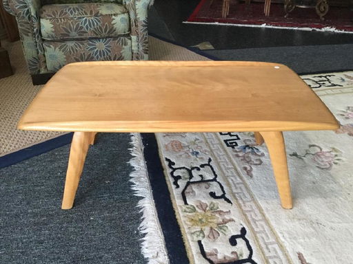 Heywood Wakefield Blonde Wood Coffee Table Heywood Wakefield Blonde Wood Coffee Table
