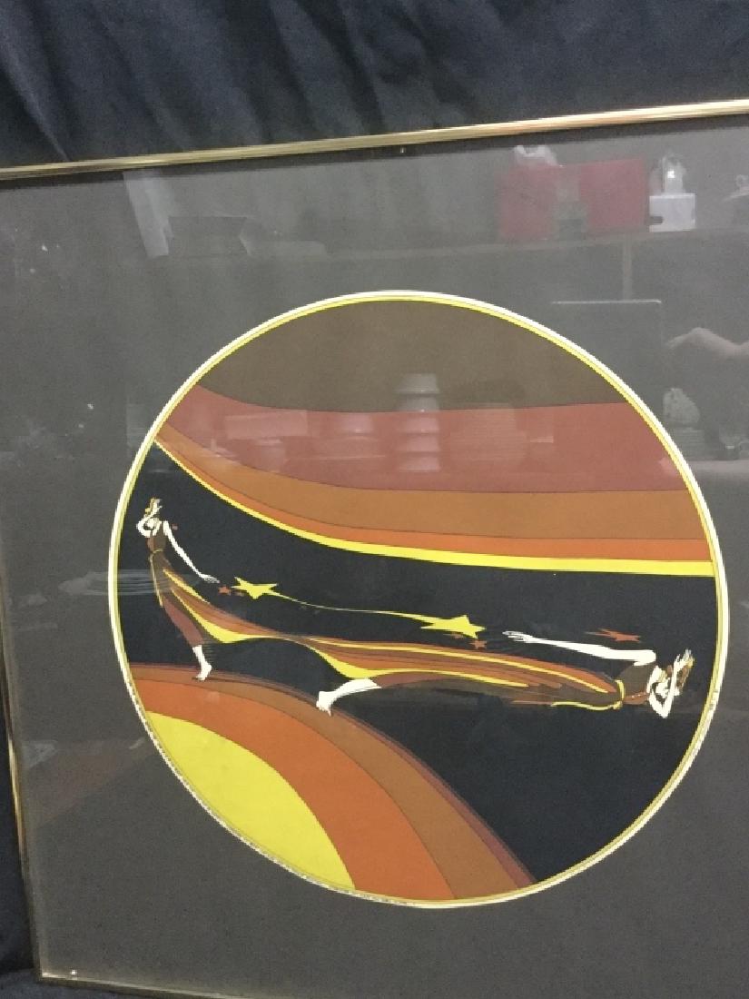 JOHN L EASTMAN PENCIL SIGNED ART DECO STYLE PRINT (1 of 3)