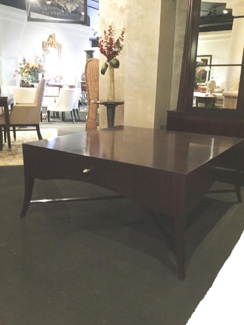 Polidor Wood Coffee Table: In Good Condition- Minor chip in wood is pictured. Measurements: Width: 48in Height: 22in Length: 48in