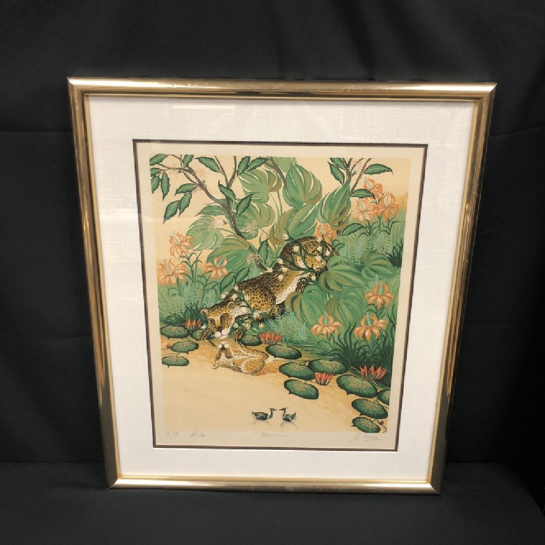 GUSTAVO NOVOA "NARCISSIM" HAND DRAWN LITHOGRAPH (1 of 6)