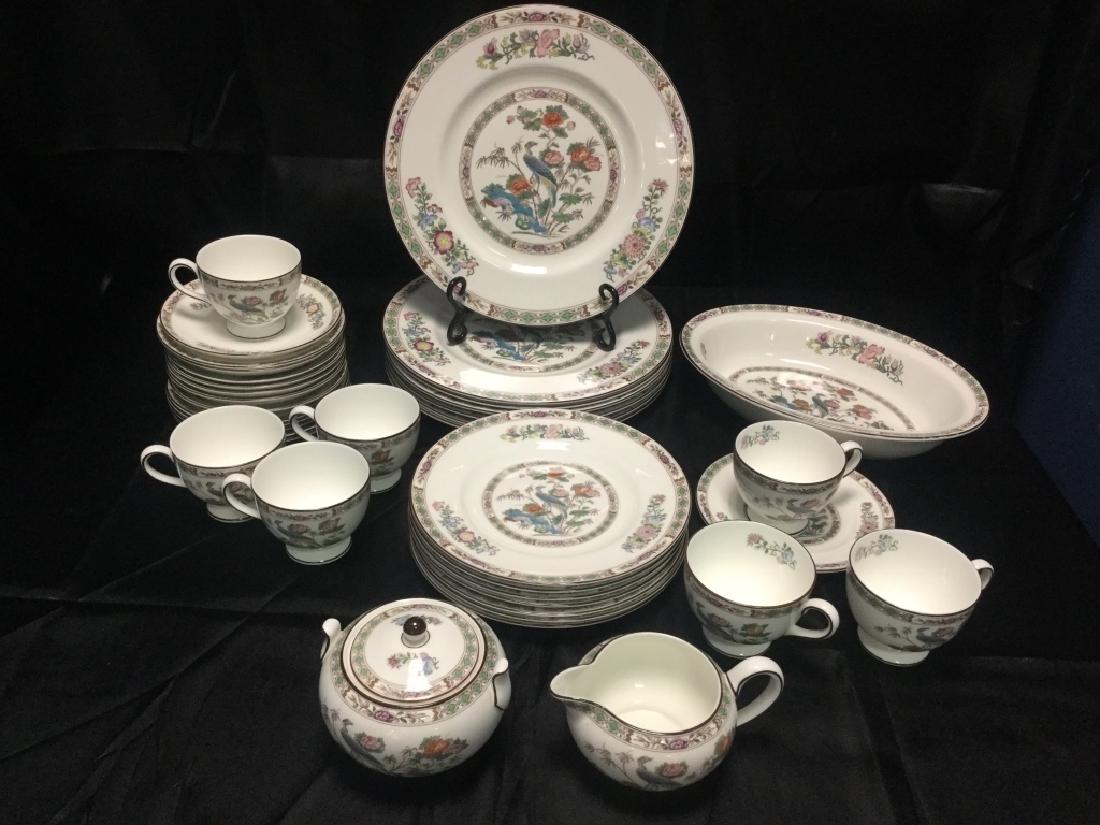 WEDGWOOD "KUTANI CRANE" CHINA SERVICE FOR 7 ++ (1 of 8)