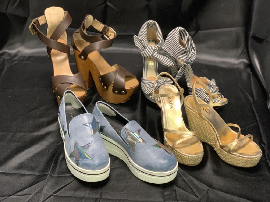 4 PAIR PRADA STELLA DESIGNER SHOES SIZE 7 (1 of 20)
