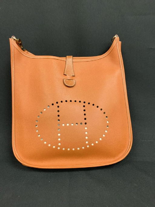 Hermes Evelyne Clemence Crossbody Bag Orange New