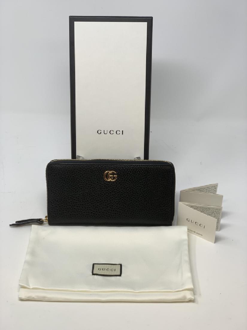 NEW GUCCI BLACK LEATHER LADIES CHANGE PURSE (1 of 5)