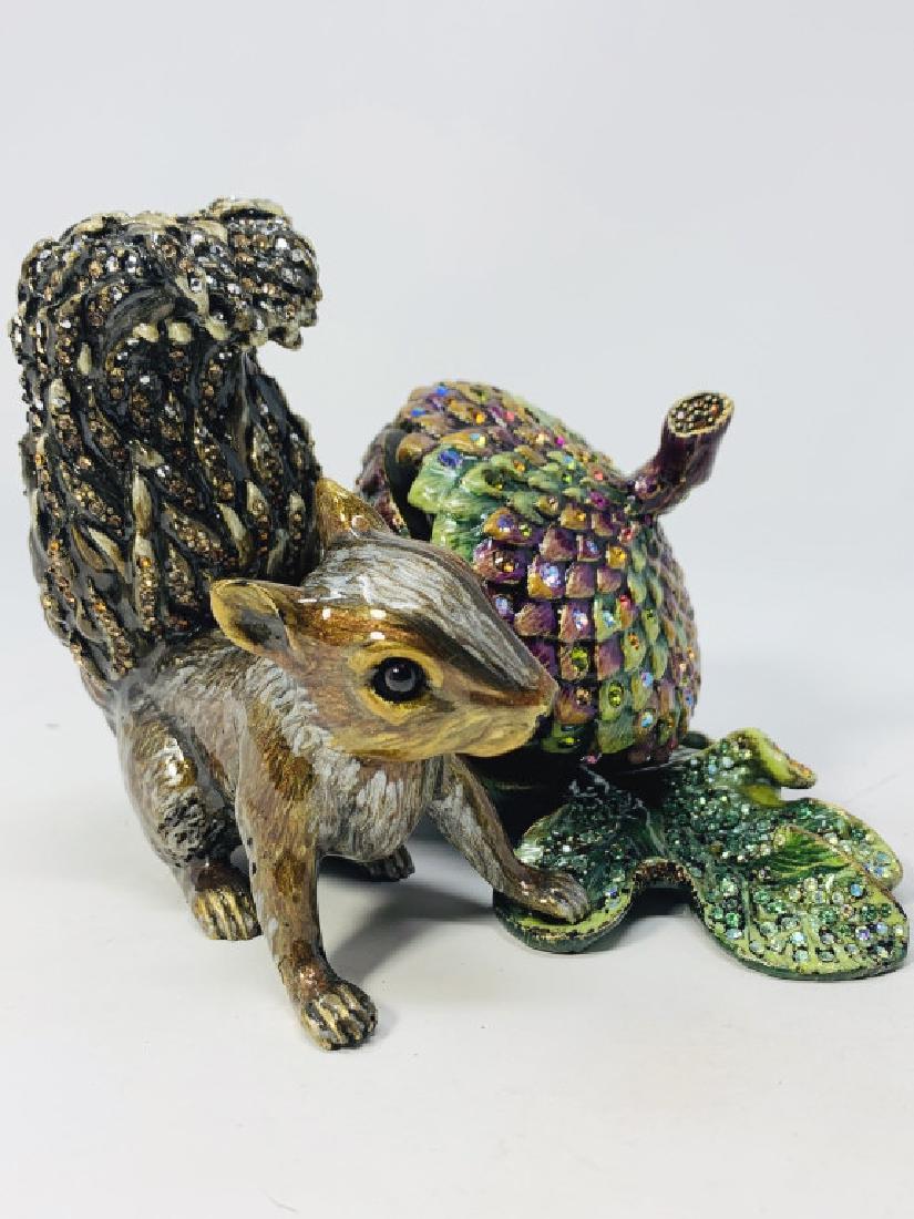 RARE JAY STRONGWATER RETIRED LARGE SQUIRREL CLOCK (1 of 7)