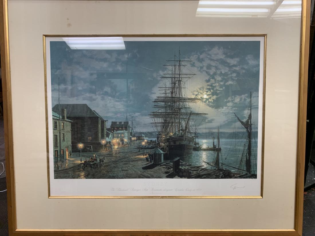 THE BLACKWALL PASSENGER SHIP SIGNED JOHN STTOBART (1 of 7)