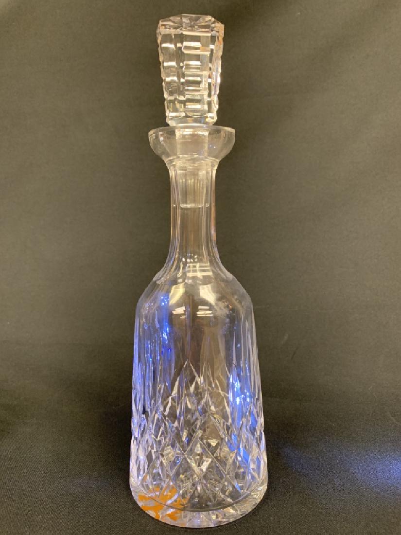 LARGE WATERFORD CUT CRYSTAL DECANTER WATERFORD CRYSTAL DECANTER WITH STOPPER