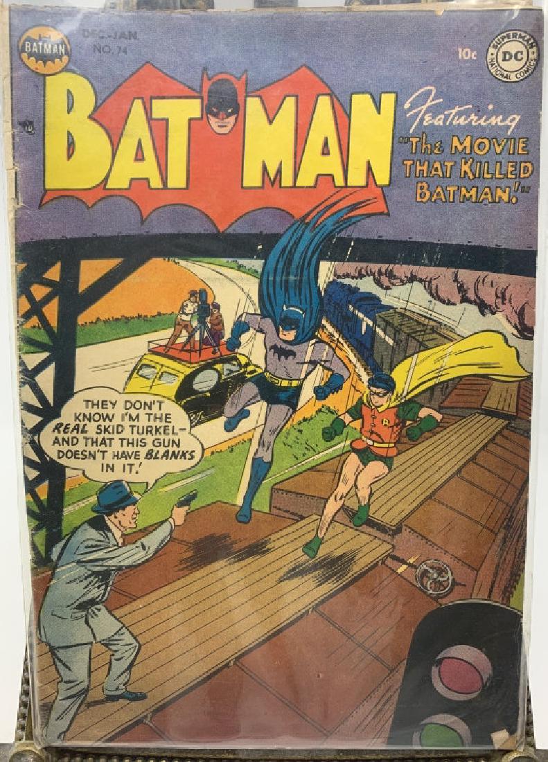 BAT MAN COMIC D.C. #74 MOVIE THAT KILLED BATMAN (1 of 1)