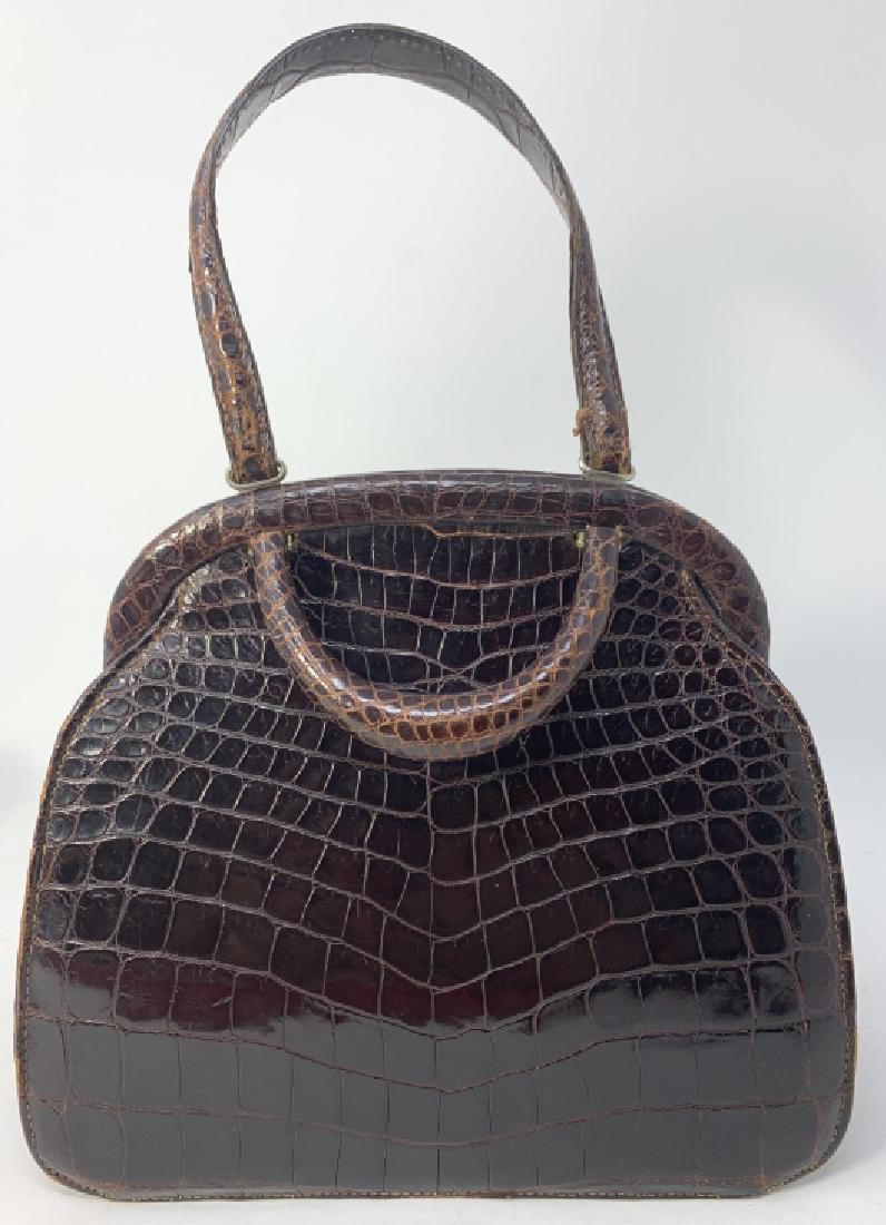 SMALL LADIES  CROCODILE HAND BAG (1 of 5)