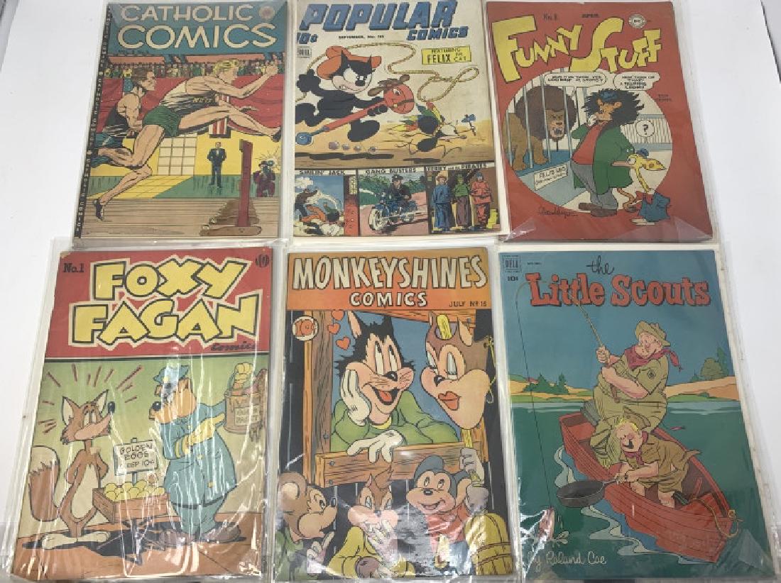 LOT OF 6 ASSORTED VINTAGE COMIC BOOKS (1 of 7)