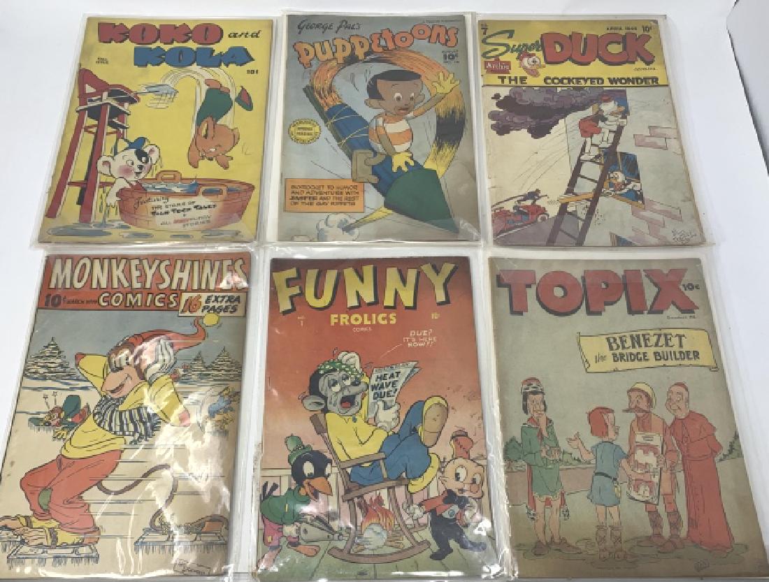 LOT OF 6 ASSORTED VINTAGE COMIC BOOKS (1 of 7)
