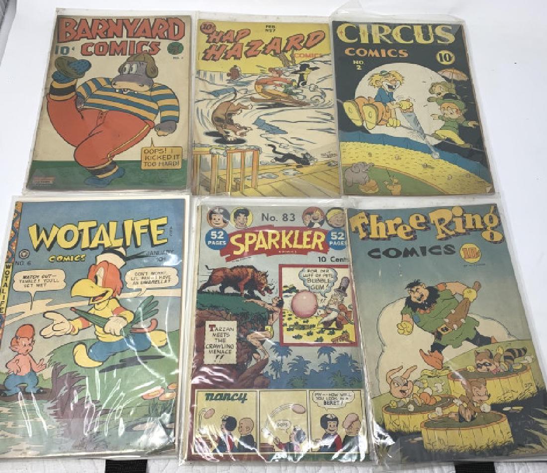 LOT OF 6 ASSORTED VINTAGE COMIC BOOKS (1 of 7)