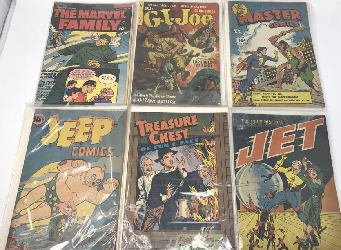 LOT OF 6 VINTAGE ADVENTURE COMIC BOOKS (1 of 7)