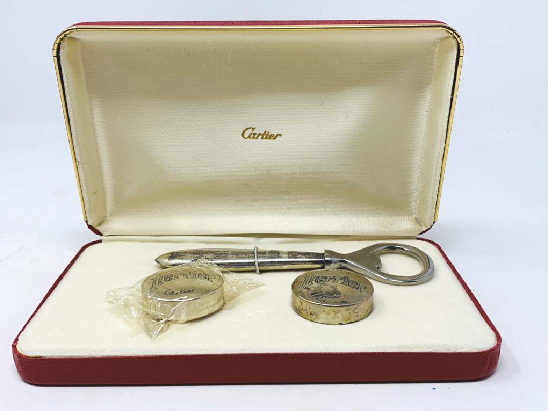 "CARTIER" PERRIER STERLING OPENER CAP KIT (1 of 5)