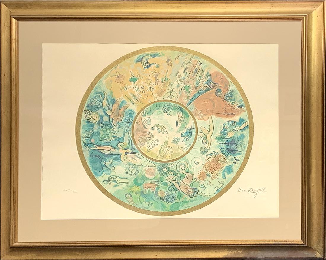 MARC CHAGALL "PARIS OPERA CEILING" AP SERIOGRAPH (1 of 5)